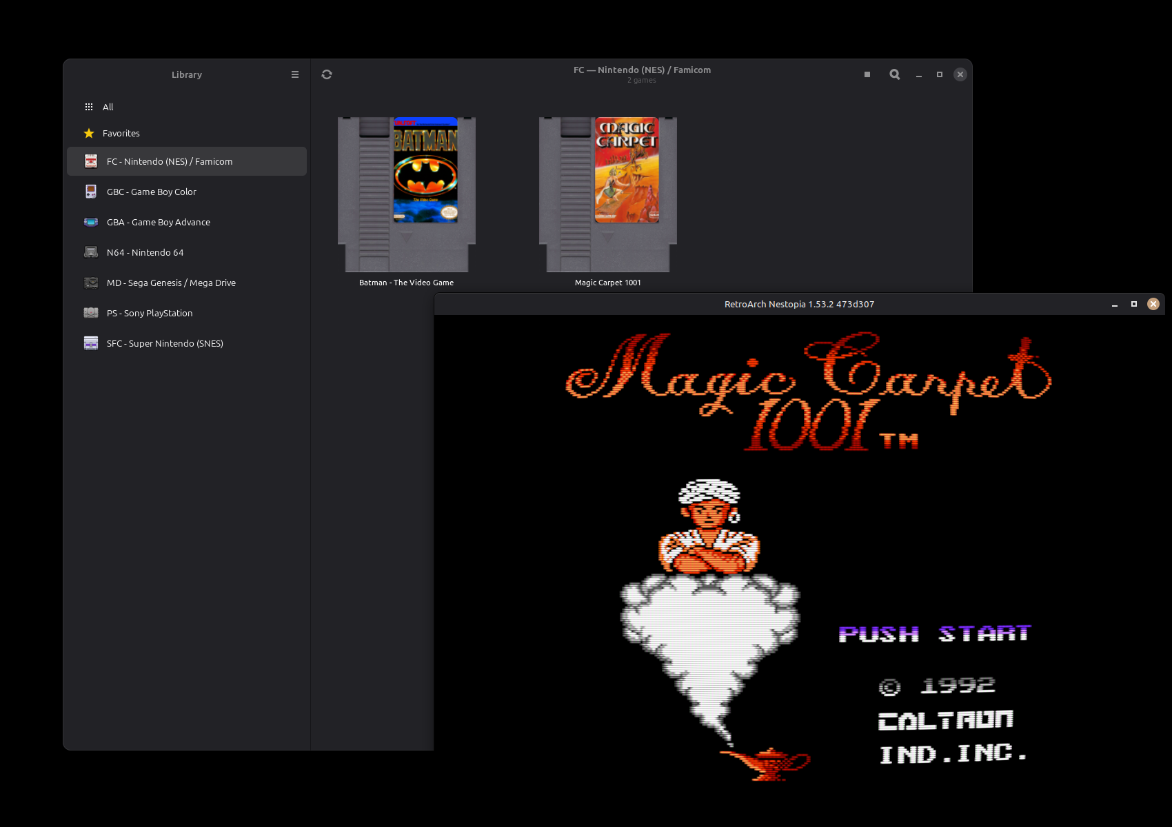 NES gameplay