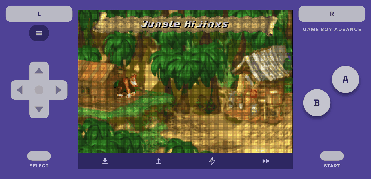 OpenEmux sur Android, un jeu en paysage