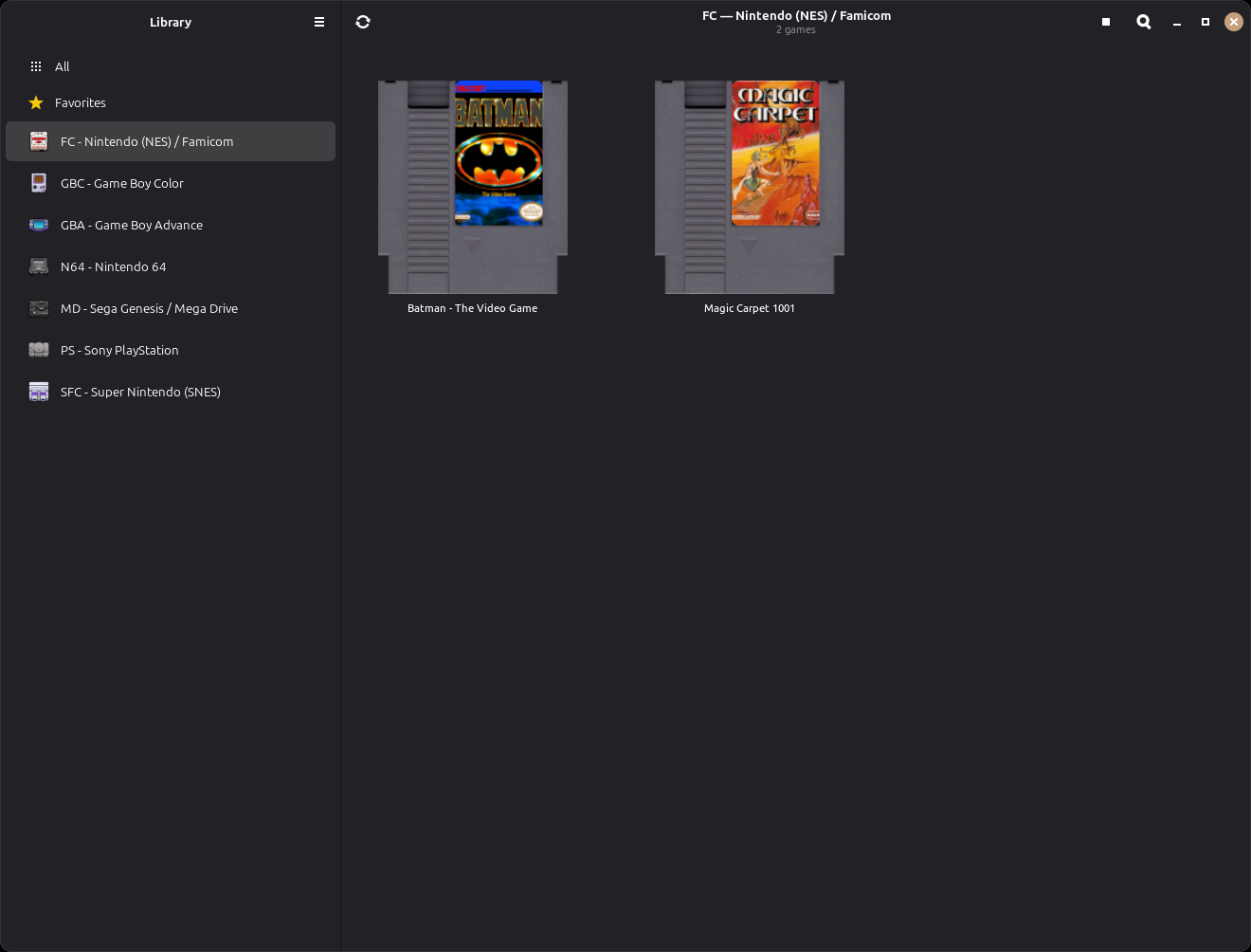 OpenEmux NES library