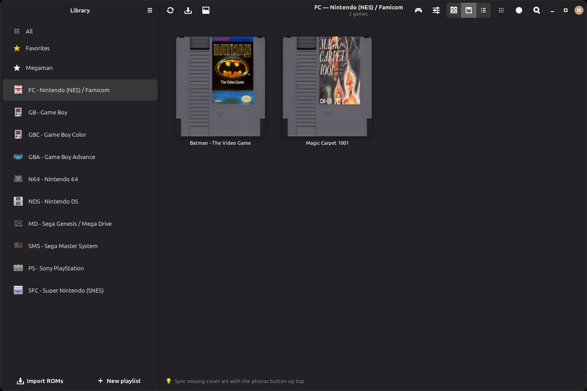 OpenEmux — NES / Famicom library