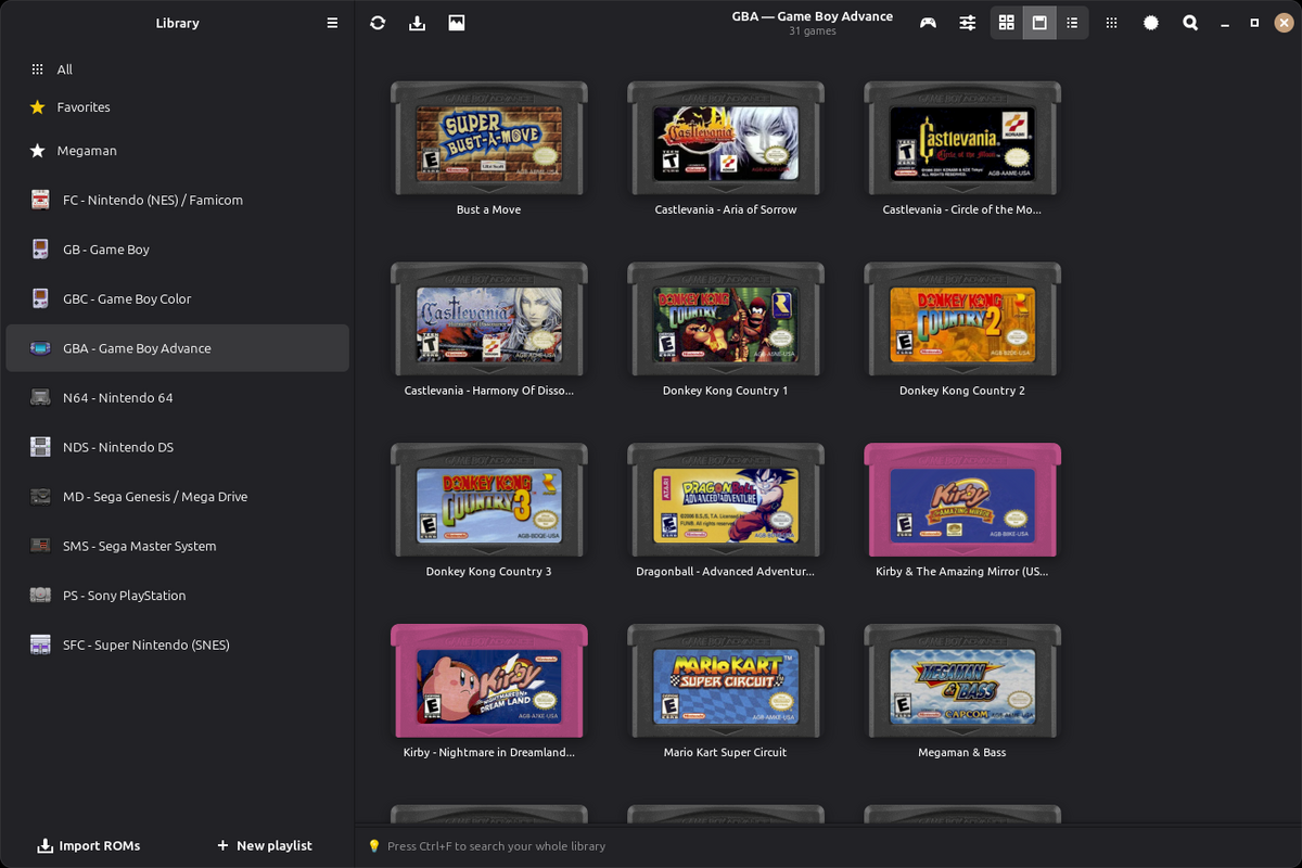 OpenEmux — Game Boy Advance library